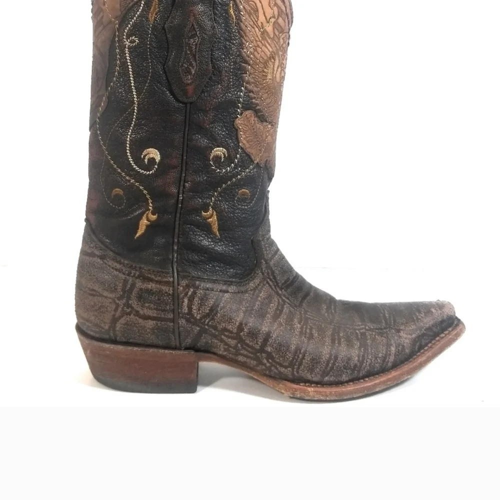 Corral Black and Brown Men's Boots Size 8 D